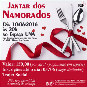 Jantar dos namorados 2016